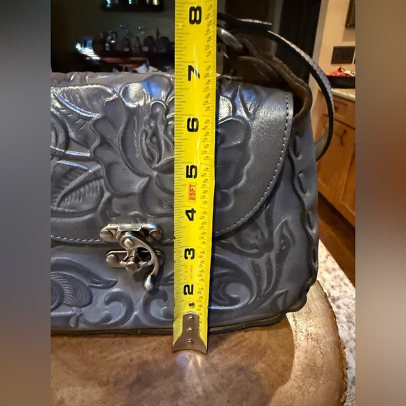 Patricia Nash Rose Tooling Collection Micaela Floral Leather Bag. NWOT - Picture 3 of 15